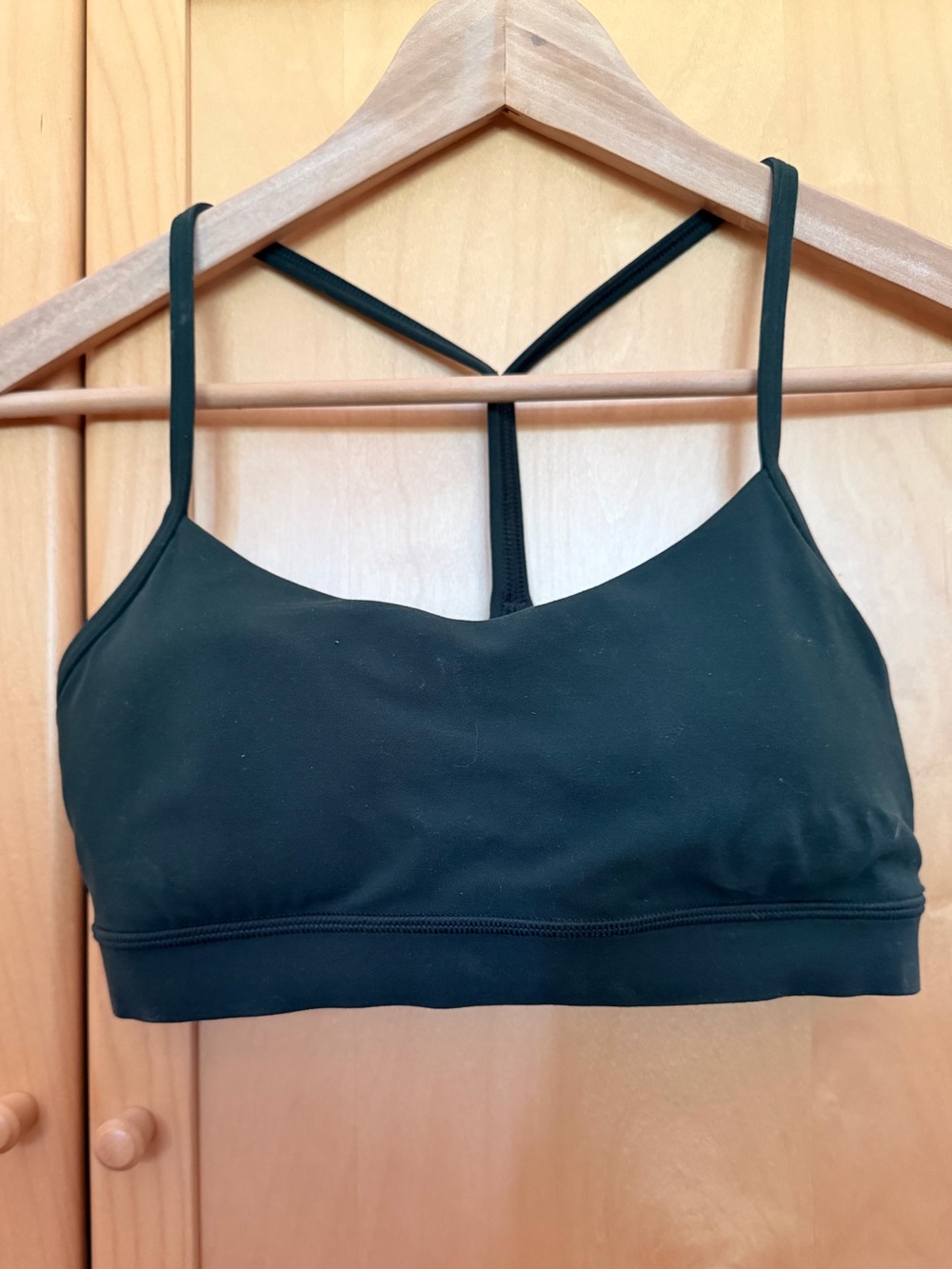 Lululemon Flow Y Strappy sports bra forest green - Women's Intimates